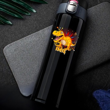 ТЕРМОКРУЖКА LED ТЕРМОДИНОЗАВРЫ T-REX СМЕШНОЕ РОЖДЕСТВЕНСКОЕ ИМЯ КЛАУС