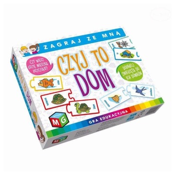 Gra edukacyjna puzzle zestaw 2w1 na prezent dla 3 latka ZWIEZRZAKI 3+
