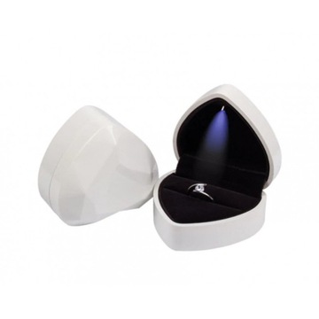 Светодиодная коробка для обручального кольца, свадебный подарок