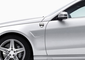 Металлическая наклейка на автомобиль Volvo S80L