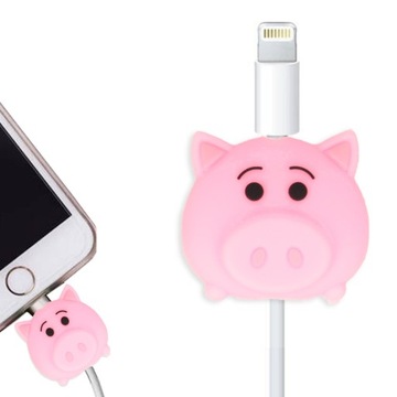 OSŁONKA ZABEZPIECZENIE KABLA USB ŁADOWANIA ŚWINKA