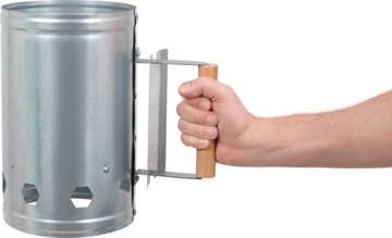 ДЫМОХОД ДЛЯ ПОДЖИГАНИЯ КАМИНА-ГРИЛЬ С РАЗЖИГАНИЕМ УГЛЯ