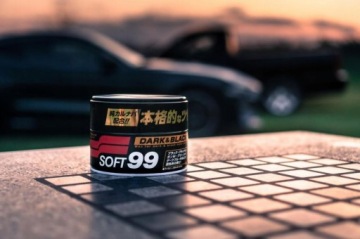 Автомобильный воск Dark Strong Coverage carnauba soft99 + перчатки из микрофибры