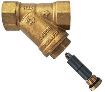 Filtr skośny siatkowy z magnesem 3/4