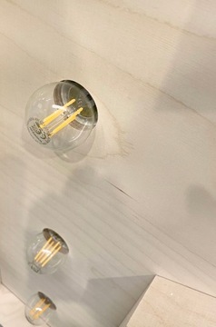 Drewniana 18stka świecąca LED cyfry 100cm urodziny