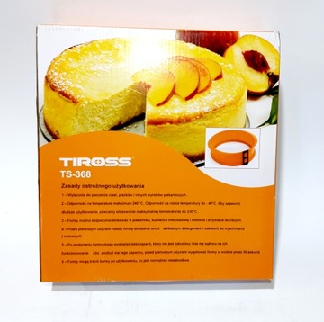 СИЛИКОНОВАЯ ФОРМА ДЛЯ ТОРТОВ СО СТЕКЛЯННЫМ ДНО ДЛЯ ТОРТОВ 26 СМ -40°C +240°C