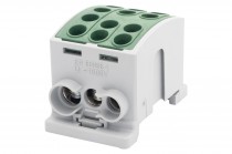 Zacisk HLK 125A-3 1X35,2X25/1X35,2X25 zielony