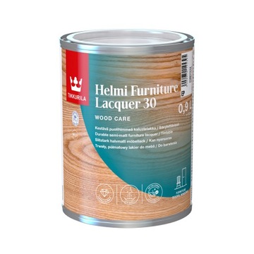TIKKURILA Helmi Furniture Lacquer 30 baza EP 0,9L półmat lakier do mebli