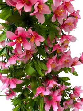 Искусственные цветы Цветочная гирлянда Фиолетовый Висячий искусственный плющ Surfinia