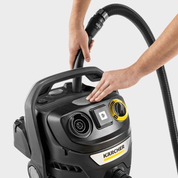 ODKURZACZ PRZEMYSŁOWY KARCHER KWD 6 PREMIUM 3400W gniazdo elektronarzędzi