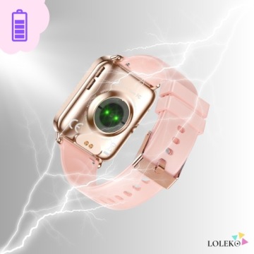 SMARTWATCH ЖЕНСКИЕ ЧАСЫ СМС ЗВОНКИ СПОРТ ЗДОРОВЬЕ ЗОЛОТО МЕНЮ EN + 4 РЕМЕШКИ