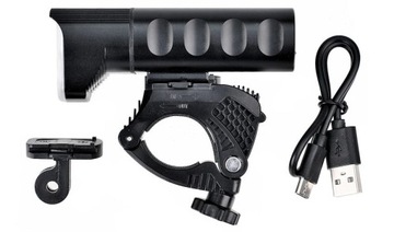 ПЕРЕДНЯЯ ВЕЛОСИПЕДНАЯ ФОНАРЬ PROX KASTOR-X 1800LM, 6400MAH, USB-C