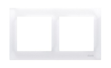 SIMON 54 ДВОЙНАЯ БЕЛАЯ РАМКА ДЛЯ ГИПСОКАРТОНА