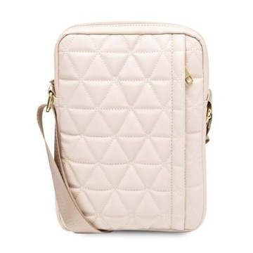 GUESS Torba etui Quilted Bag pokrowiec na Tablet/Laptop 10" Skórzana