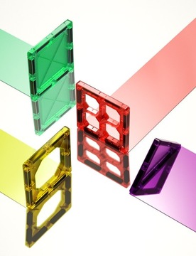 МАГНИТНЫЕ БЛОКИ, СТРОИТЕЛЬНЫЕ ПАНЕЛИ, 45 ЭЛЕМЕНТОВ