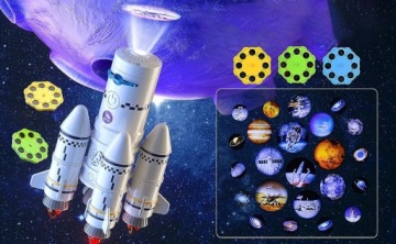 НАБОР ОБРАЗОВАТЕЛЬНЫХ ИГРУШЕК «КОСМИЧЕСКИЙ ШАТЛЛ» РАКЕТА 5 В 1