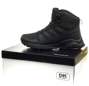 Buty Trekkingowe DK FOREST HIGH Wysokie AQUA SoftShell Taktyczne Black 46