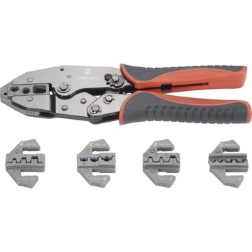 Zaciskarka Toolcraft z zestawem matryc zaciskowych