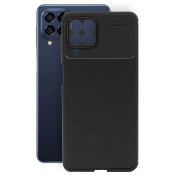 Etui do Samsung M53 5G Bumper Carbon Fiber czarny