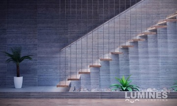 PROFIL ALUMINIOWY LED DO SCHODÓW KUCHNI LUSTRA