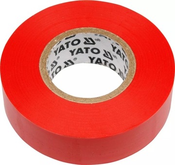 Taśma Elektroizolacyjna 19MMx20M Czerwona - YATO YT-8166