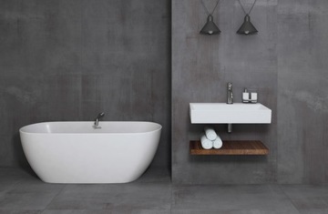 Керамогранитная плитка Cleveland New Black 60х120 черная