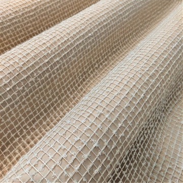FIRANA SIATKA BUKLE OCZKA 1cm x 1cm ecru *0,5mb