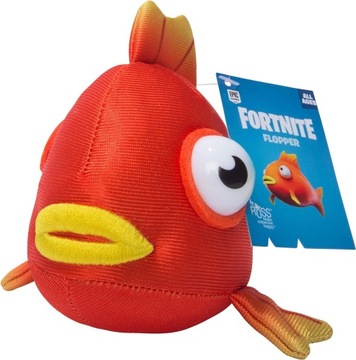 FORTNITE MASKOTKA FLOPPER RYBA CZERWONA 10CM GRA KOMPUTEROWA PREZENT DZIECI