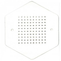 Белые ОПАЛИТЫ с номерами от 1 до 100.