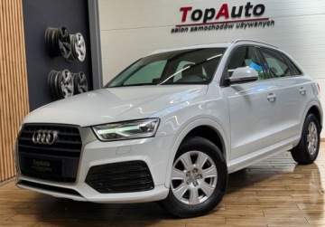 Audi Q3 I SUV Facelifting 2.0 TDI 150KM 2018 Audi Q3 2.0 TDI 150 KM S-TRONICbezwypadkowa GWARANCJA fabryczny lakier