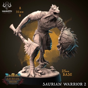 Saurian Warrior 2 - Mammoth Factory - Minifaktura