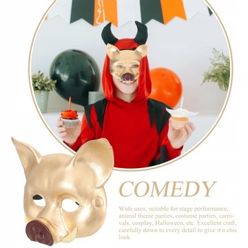 Maska dzika Bal maskowy Maski pół