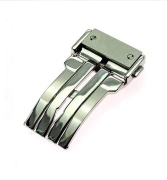 18 mm Srebrna Klamra Motylkowa Zapięcie Do Hublot