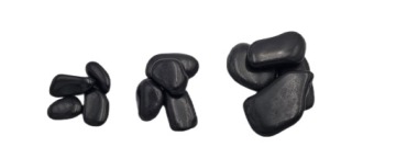 ЧЕРНАЯ ПОЛИРОВАННАЯ ДЕКОРАТИВНАЯ ГАЛЬКА ДЛЯ ДОМАШНЕГО СТИЛЯ 1 КГ 5-8 см