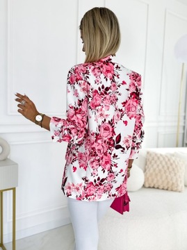 Красивая женская куртка ПРЕМИУМ КАЧЕСТВА Цветы L/XL