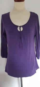 MARKS &SPENCER 40 FIOLETOWA BLUZKA BAWEŁNIANA
