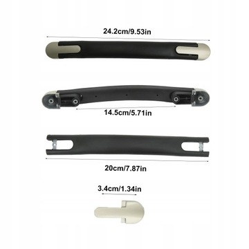 РУЧКА ЧАСТЬ РУЧКИ ДЛЯ ЧЕМОДАНА, СУМКИ, ЧАСТЬ БАГАЖА