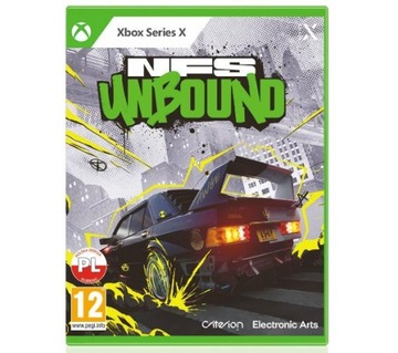 NEED FOR SPEED UNBOUND PL SERIES X NOWA FOLIA GRA W PUDEŁKU PŁYTA NFS