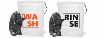 2x ведра для автомойки с сепараторами 16л.