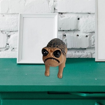 Фигурка из смолы, художественная статуя африканской дождевой лягушки для гостиной с мистером