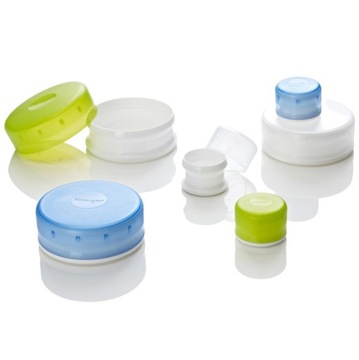 2 круглых L-контейнера Humangear GoTubb по 2 шт.