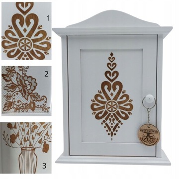 Szafka Wisząca Na klucze Zamykana Góralski Styl Prezent Na Parapetówkę