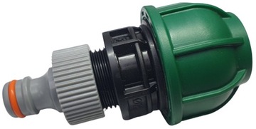Zestaw do połączenia rury 25mm z wężem ogrodowym