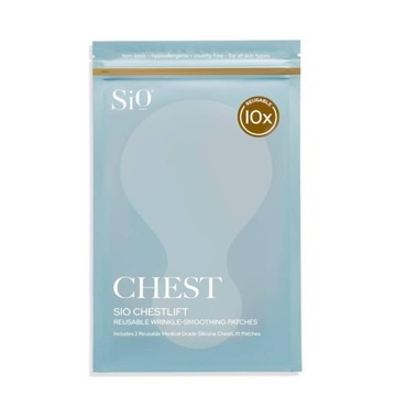 Sio Beauty CHEST 2 plastry kolagenowe na zmarszczki na KLATCE PIERSIOWEJ