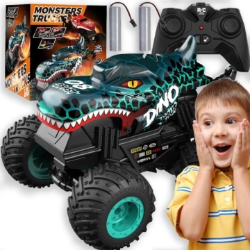 Dálkově Ovládané Auto Rc Auto Monster Truck Dinosauři