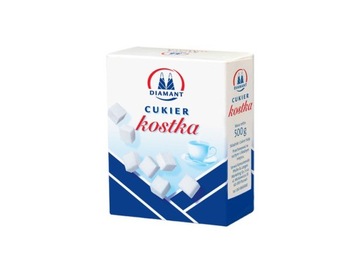 DIAMANT CUKIER BIAŁY KOSTKA SKRYSTALIZOWANY 500g