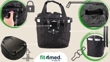 Складная сумка-корзина на руль велосипеда click