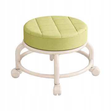 Niski okrągły stołek na kółkach Low Rolling Seat