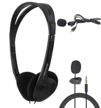 SŁUCHAWKI STEREO DO NAUKI I WIDEOROZMÓW TEAMS ZOOM