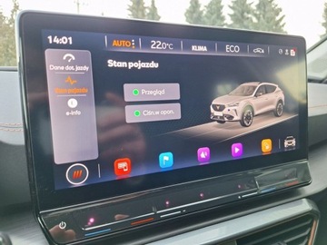 Cupra Formentor Crossover PHEV 1.4 e-HYBRID 204KM 2022 Cupra Formentor serwis ASO 1.4hyb 204KM FullLink navi kamera360 Ambiente L, zdjęcie 19